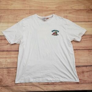 Dabs Myla x Cotton On Mens Large White T-Shirt Frog‎ Dreams Graphic Print Tee